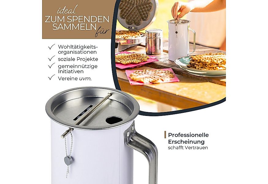 HMF Spardose Spendenbox mit Griff, Spendendosen mit Münz-Schlitz, (5-tlg), günstig online kaufen