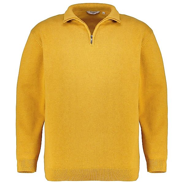 Pfundskerl Pullover mit Stehkragen Farbe gelb Größe: 3XL günstig online kaufen