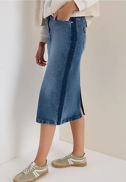 Jeansrock mit Galonstreifen günstig online kaufen