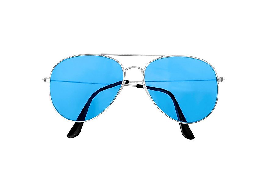 Widmann S.r.l. Verkleidungsmaske Pilotenbrille mit getönten Gläsern, Blau günstig online kaufen