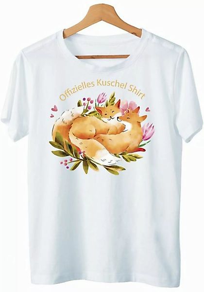 Art & Detail Shirt T-Shirt Offizielles Kuschel Schlafshirt mit Fuchs u. Füc günstig online kaufen