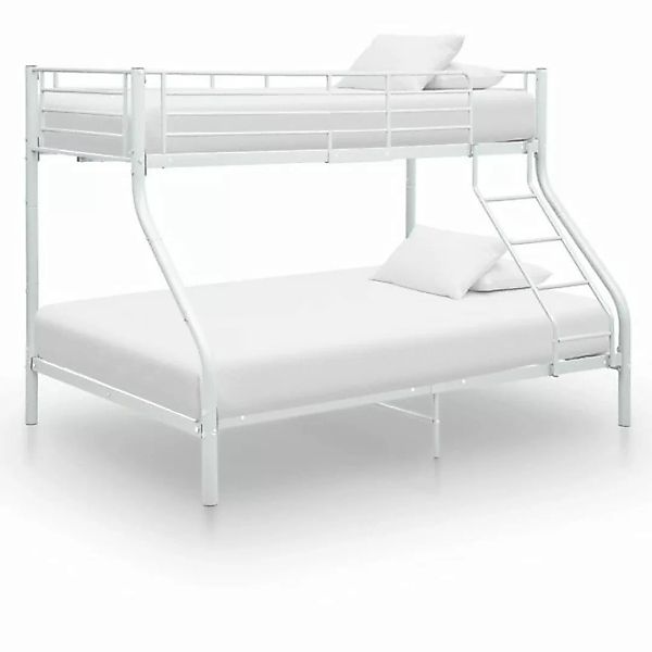 vidaXL Etagenbett Etagenbettgestell Metall 140x200 cm/90x200 cm, Betten günstig online kaufen