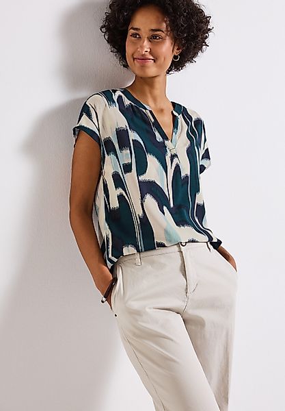 STREET ONE Blusentop mit grafischem Muster günstig online kaufen