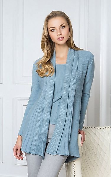 Passioni 2-in-1-Strickjacke Twinset mit Long Cardigan und Shirt mit Strickm günstig online kaufen