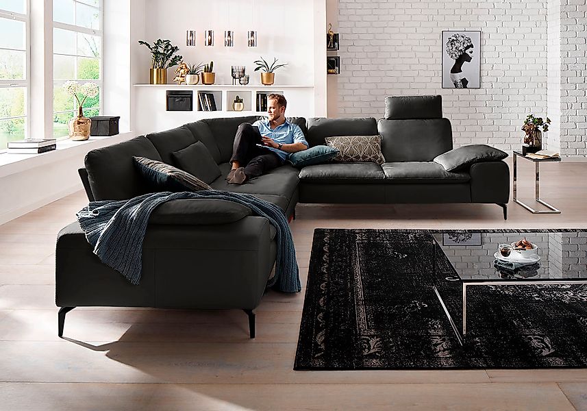 W.SCHILLIG Ecksofa »valentinoo, Designsofa, elegant und bequem, L-Form«, (S günstig online kaufen