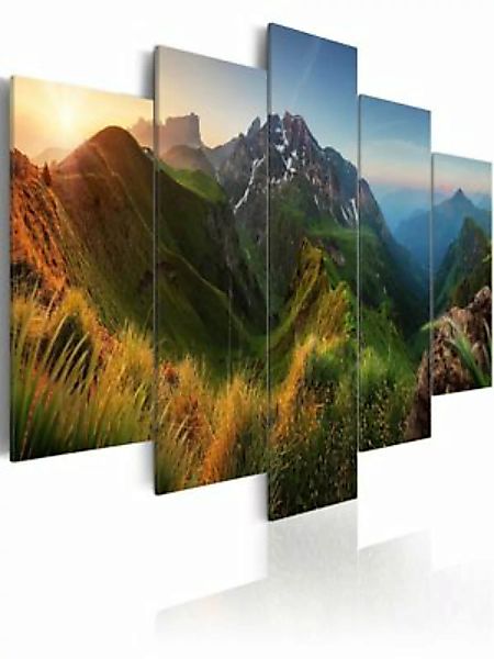 artgeist Wandbild Green Valley mehrfarbig Gr. 200 x 100 günstig online kaufen