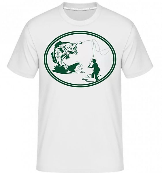 Fishing Icon Green · Shirtinator Männer T-Shirt günstig online kaufen