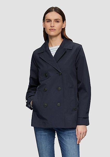 s.Oliver Funktionsjacke Outdoor-Jacke Wasserabweisende Cabanjacke mit Riege günstig online kaufen