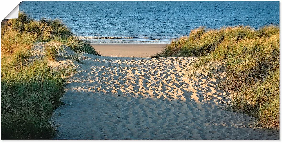 Artland Wandbild "Strandaufgang", Strand, (1 St.), als Alubild, Outdoorbild günstig online kaufen