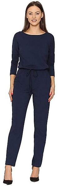 Bellivalini Jumpsuit Damen Hosenanzug mit Bindegürtel Freizeitanzug BLV50-2 günstig online kaufen