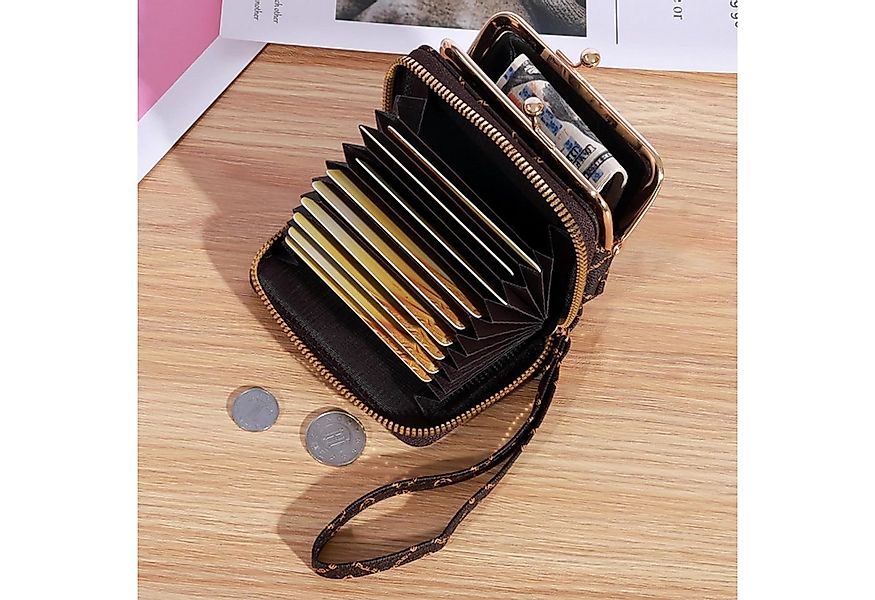 Coonoor Geldbörse Damen Kleingeldbörse mit Handgelenkband vielen Fächern un günstig online kaufen