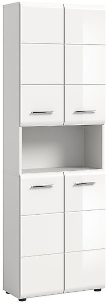 xonox.home Hochschrank Ice Weiß Hochglanz Melamin günstig online kaufen