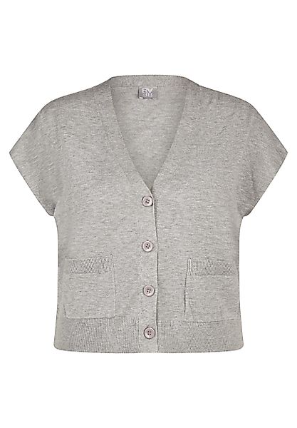 Rabe Wollpullover Strickweste Silber günstig online kaufen