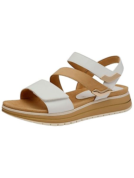 MARCO TOZZI Sandalen Lederimitat/Textil Riemchensandalette günstig online kaufen