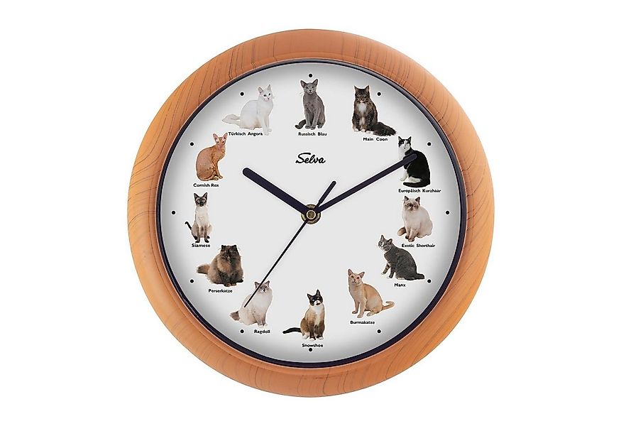 Selva Technik Wanduhr SELVA Hunde-Uhr - EXKLUSIV günstig online kaufen