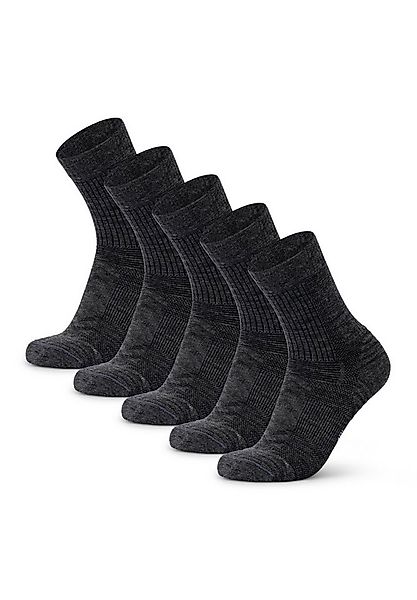 DANISH ENDURANCE Basicsocken Merino Hiking Light (5-Paar) Leicht & gepolste günstig online kaufen