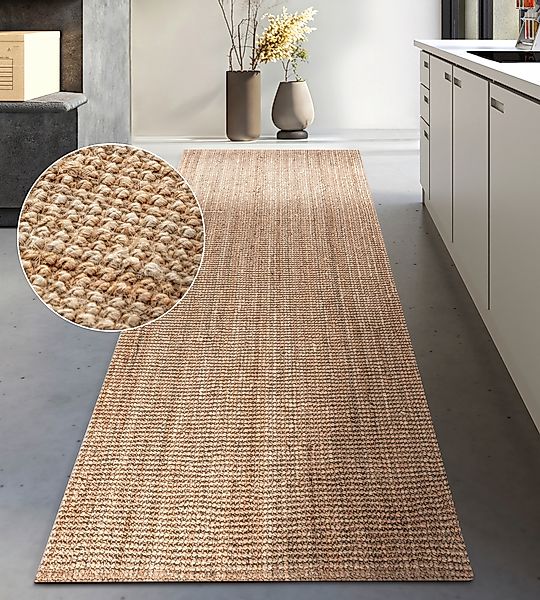 my home Teppich »Avot Juteteppich«, rechteckig, 10 mm Höhe, 100% Jutefaser, günstig online kaufen