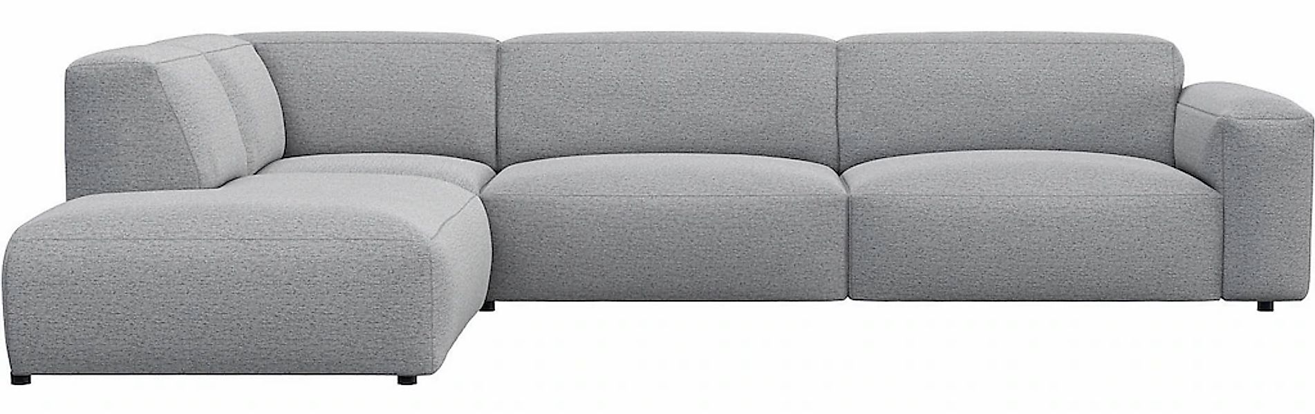 FLEXLUX Ecksofa "Lucera, super bequem durch hochwertigen Sitzaufbau mit Kal günstig online kaufen