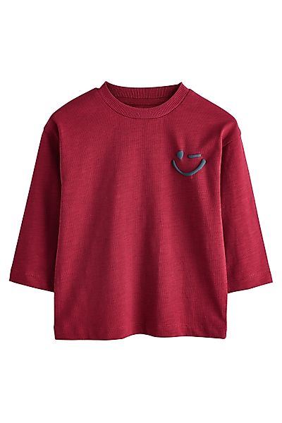 Next Langarmshirt Langarmshirt, Semi unifarben (1-tlg) günstig online kaufen