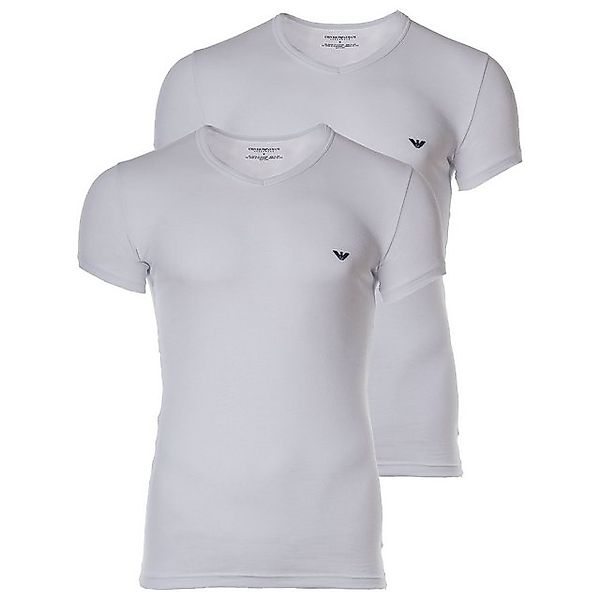 Emporio Armani T-Shirt Herren T-Shirt 2er Pack - V-Neck, V-Ausschnitt günstig online kaufen