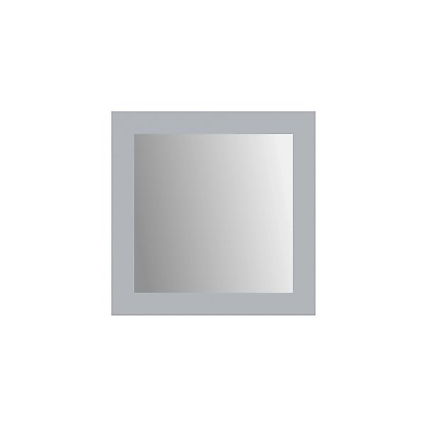 Kristall-Form Dekorspiegel Toba 45 cm x 45 cm Silber mit Rahmen günstig online kaufen