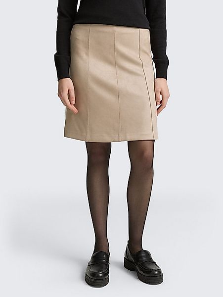 TOM TAILOR Sommerrock Röcke Rock in Wildleder-Optik günstig online kaufen