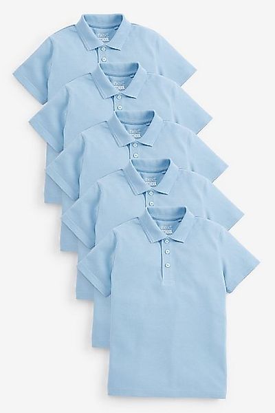 Next Poloshirt Schul-Poloshirts aus Baumwolle (5-tlg) günstig online kaufen
