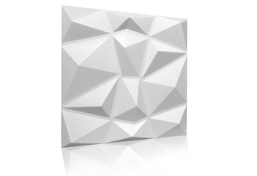 IKHEMalarka 3D Wandpaneel aus Polystyrol Styropor XPS 4m²/16 Stück, BxL: 50 günstig online kaufen