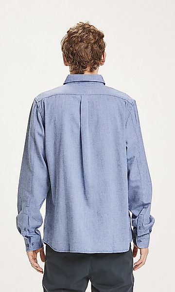 Elder Regular Fit Melange Flannel Hemd - Gots/vegan günstig online kaufen