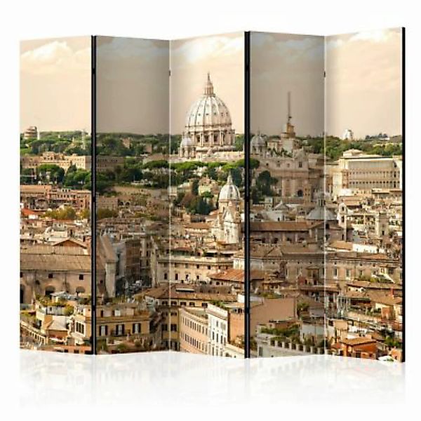artgeist Paravent Rome: panorama II [Room Dividers] grün-kombi Gr. 225 x 17 günstig online kaufen
