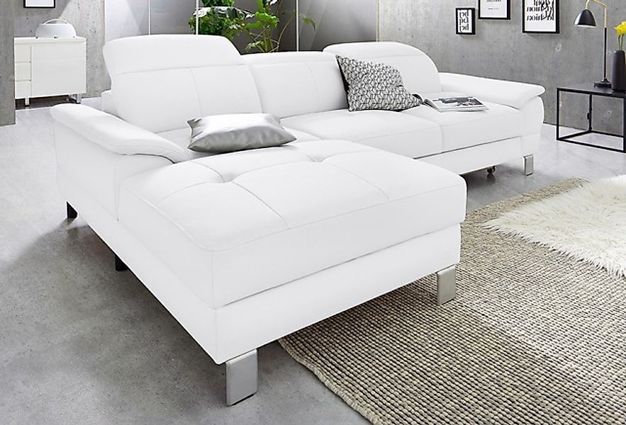 exxpo - sofa fashion Ecksofa »Mantua 2, inkl. Kopf- bzw. Rückenverstellung, günstig online kaufen