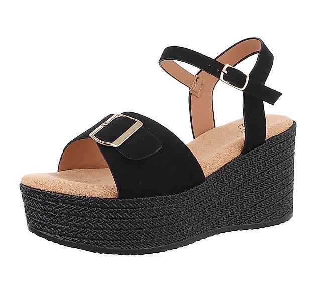 Ital-Design Elegante Plateau-Sandalen für jeden Anlass Plateausandaletten ( günstig online kaufen