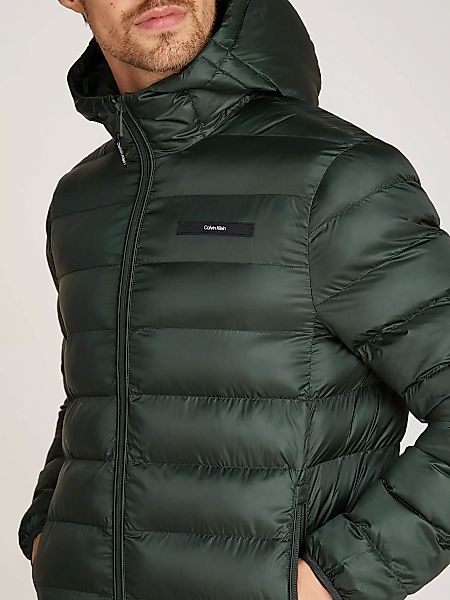 Calvin Klein Outdoorjacke "RECYCLED HOODED PUFFER JACKET", mit Kapuze, mit günstig online kaufen