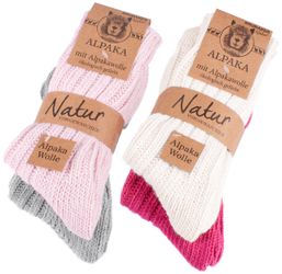 BRUBAKER Kuschelsocken warme dicke Alpaka Socken günstig online kaufen