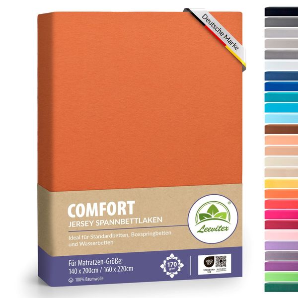 leevitex® Spannbettlaken Premium 170g/m², Gummizug: rundum, günstig online kaufen