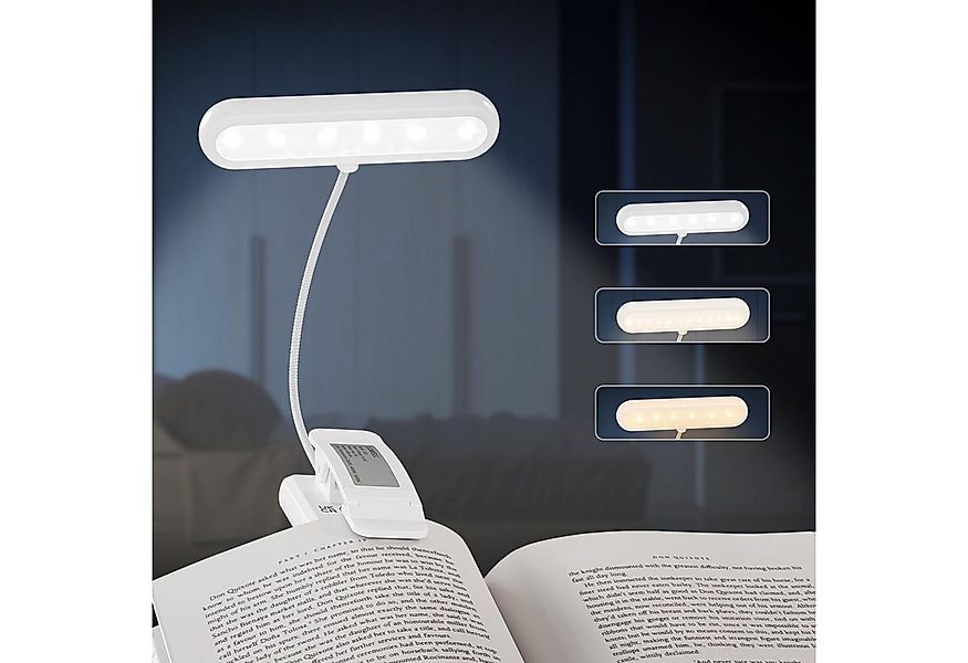 LQWELL LED Leselampe Leselampe Buch Klemme im Bett, USB Wiederaufladbare Le günstig online kaufen