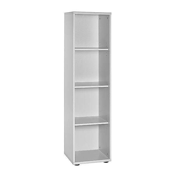Lomadox Aktenregal, Büromöbel Büro Regal Standregal grau hell 40x153x39,5 c günstig online kaufen