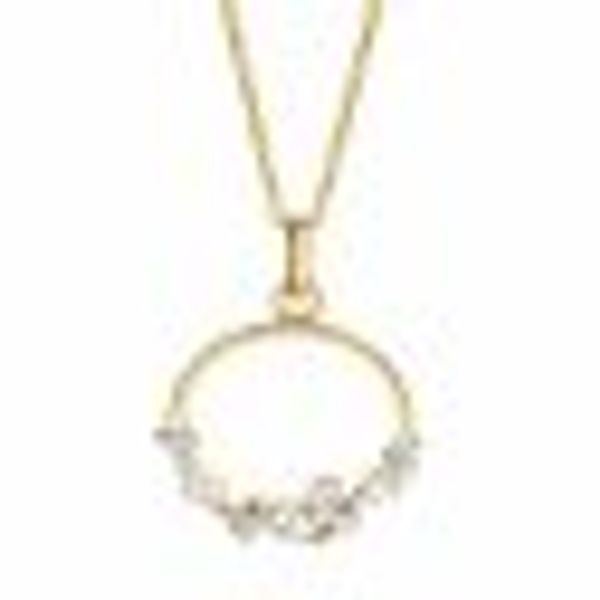 Halskette 375 Gelbgold mit Zirkonia günstig online kaufen