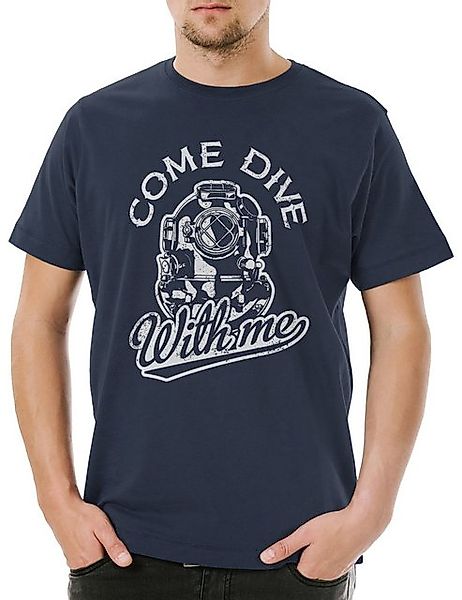Urban Backwoods Print-Shirt Urban Backwoods Come Dive With Me Herren T-Shir günstig online kaufen