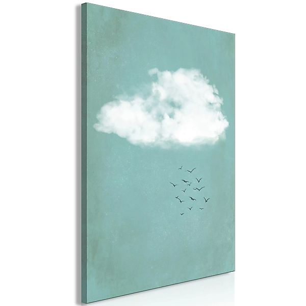 Wandbild - Cumulus and Birds (1 Part) Vertical günstig online kaufen