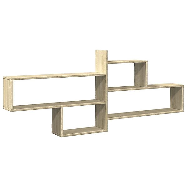 vidaXL Regal Wandregal Sonoma-Eiche 167,5x18x68 cm günstig online kaufen