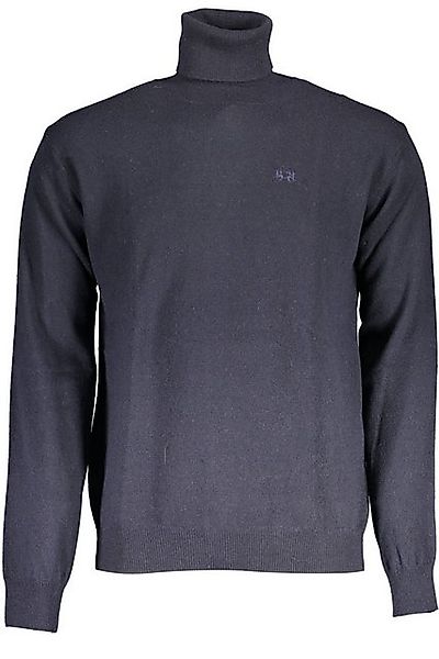 La Martina Strickpullover Eleganter Herrenpullover: Blau, Rollkragen & Stic günstig online kaufen