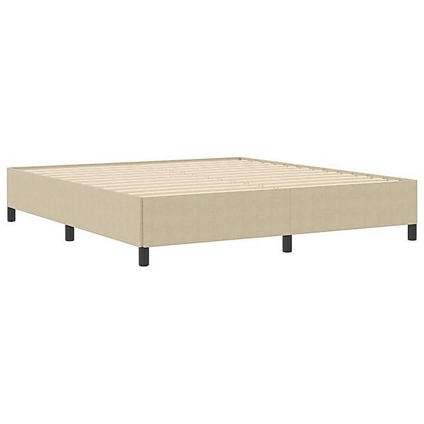 vidaXL Bett Bettgestell Lichtgrün Grau 180x200 cm Cord-Stoff (1-tlg) günstig online kaufen