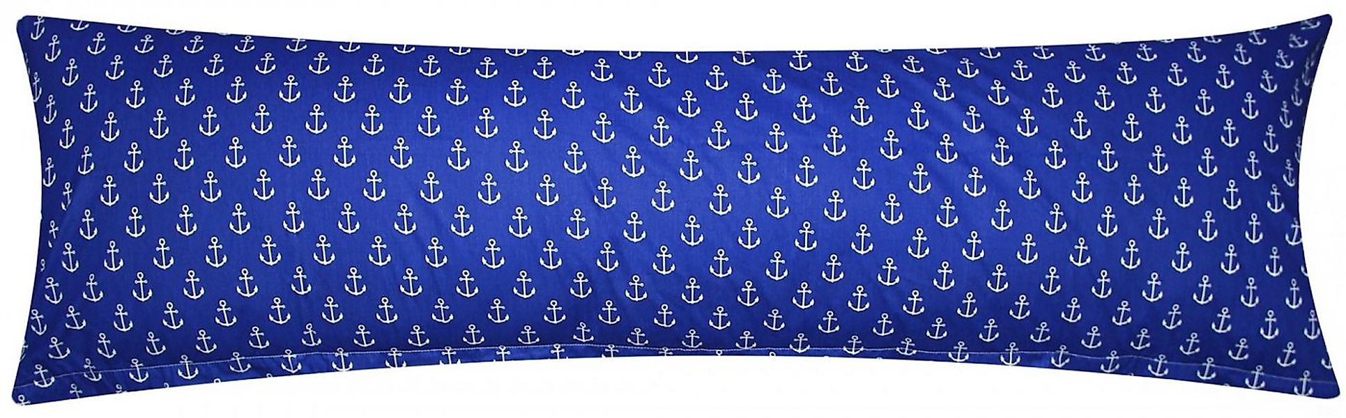 Heubergshop Seitenschläferkissenbezug, (1 Stück), 40x145cm Anker Dunkelblau günstig online kaufen