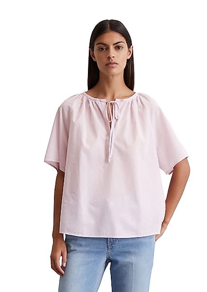 Marc O'Polo Kurzarmbluse aus Baumwoll-Chambray günstig online kaufen