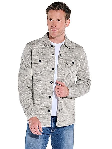 Engbers Sweatshirt engbers Herren Overshirt strukturiert, Braunbeige günstig online kaufen