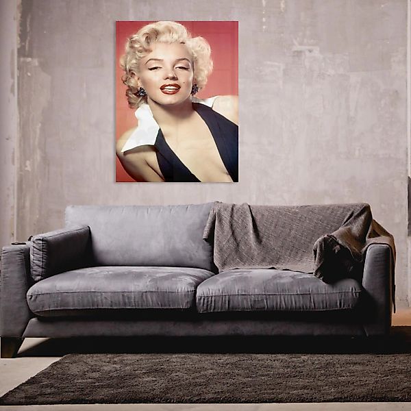 queence Acrylglasbild "Red Love", Frau-Stars-Portrait-Foto-Film-Filmfiguren günstig online kaufen