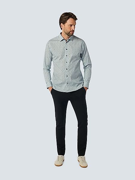 NO EXCESS Langarmshirt Shirt Stretch Allover Printed günstig online kaufen