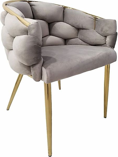 Kayoom Polsterstuhl »Stuhl Grace 125 2er-Set, Gestell aus Eisen, bequem gep günstig online kaufen