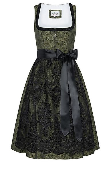 Nübler Trachtenkleid Midi Dirndl Leo in Grün von Nübler günstig online kaufen